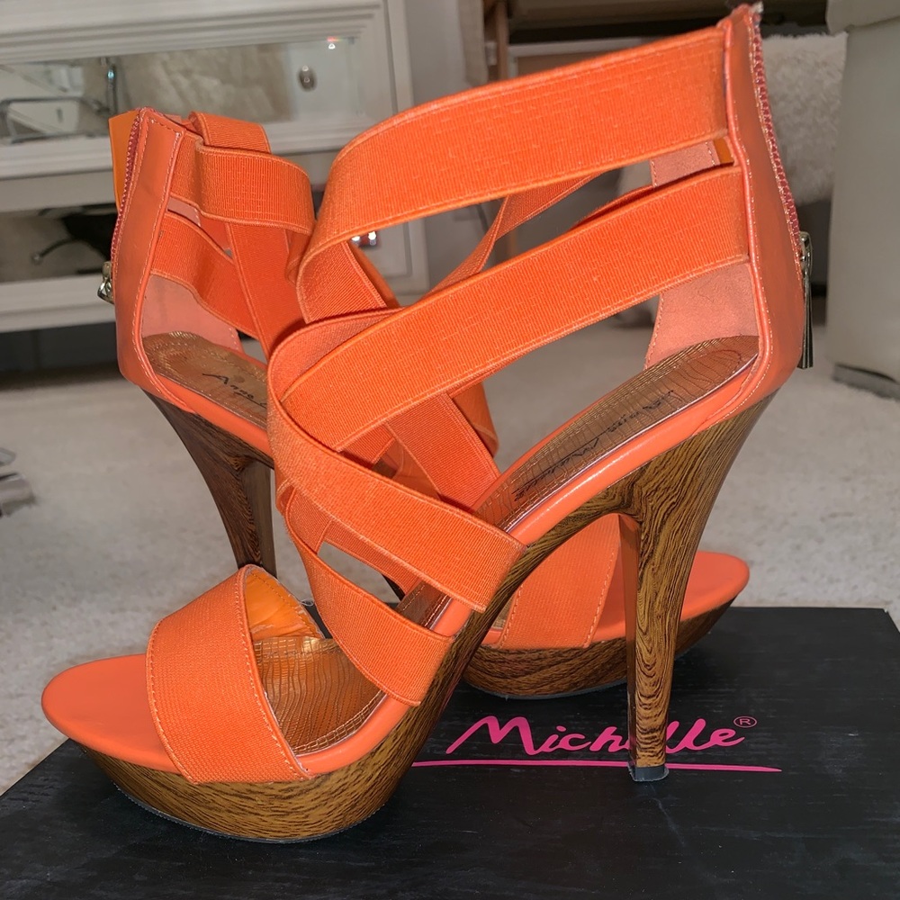 Orange heels
